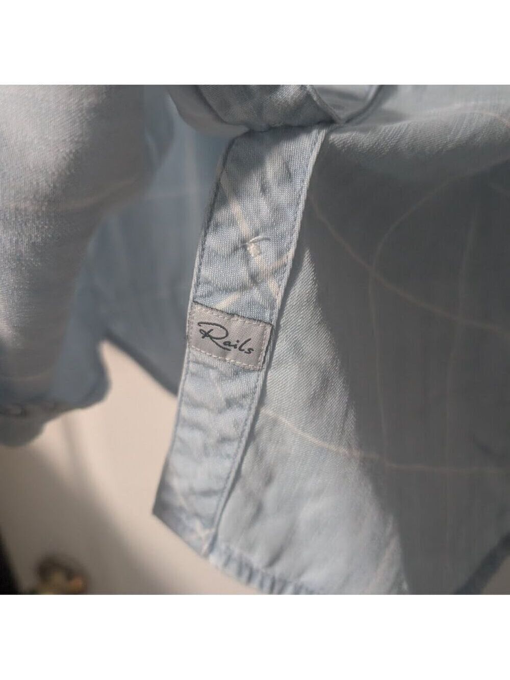 Rails | Carter Light Vintage Grid Button Down Shirt - Picture 8 of 13